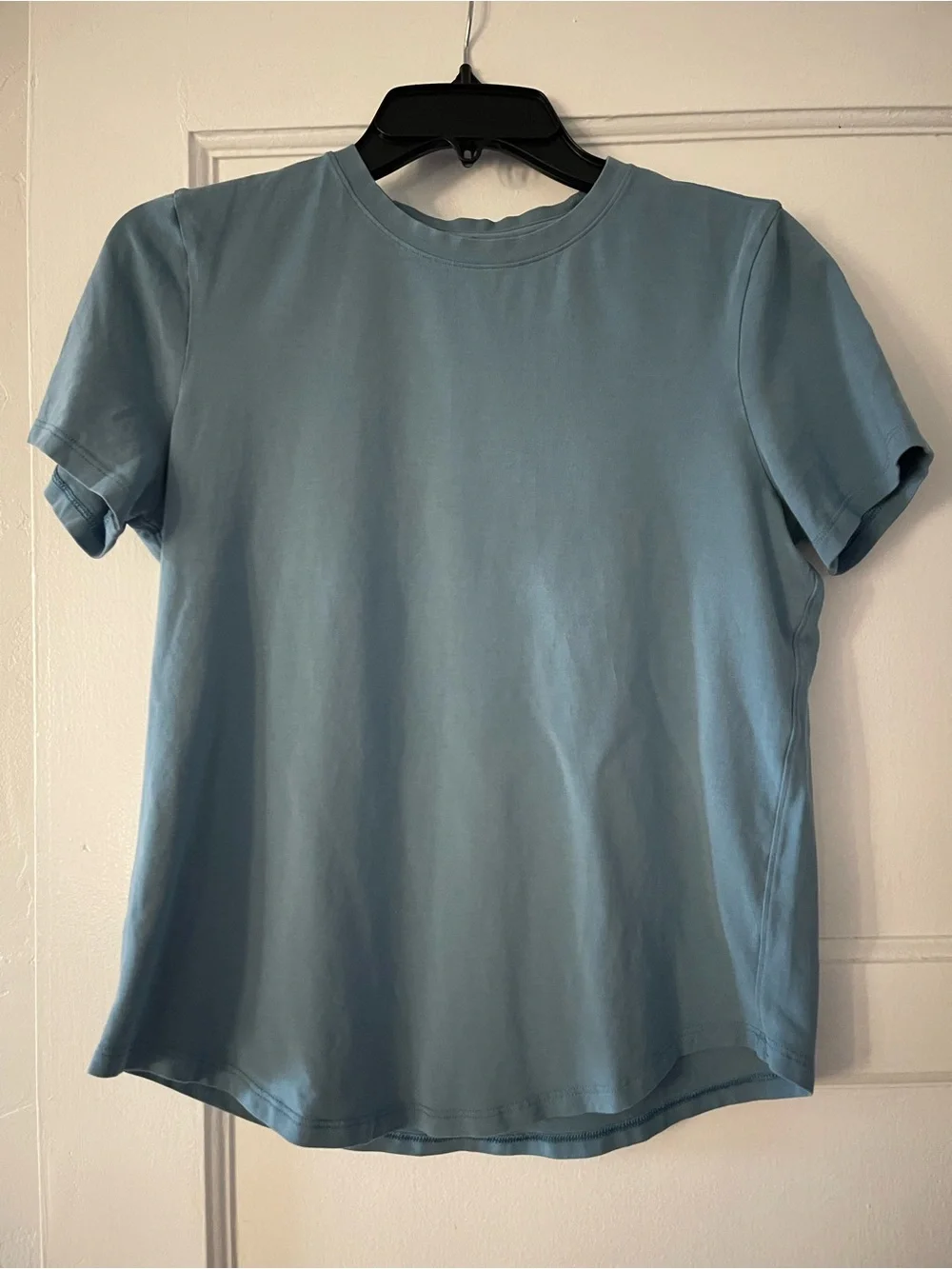 lululemon athletica Short Sleeve Crew Tee in Dusty Blue